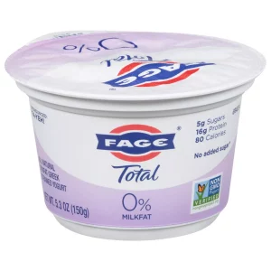 0 Percent Milkfat Plain Greek Yogurt - 5.3oz