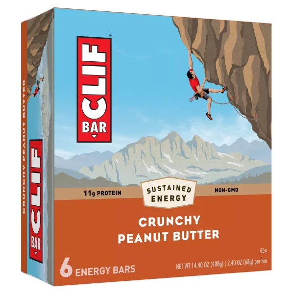 CLIF Bar Crunchy Peanut Butter Energy Bars