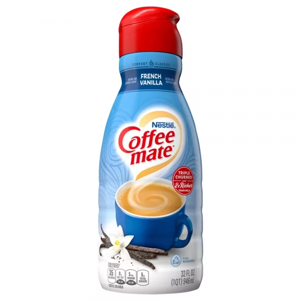 Coffee mate French Vanilla Coffee Creamer - 32 fl oz (1qt)