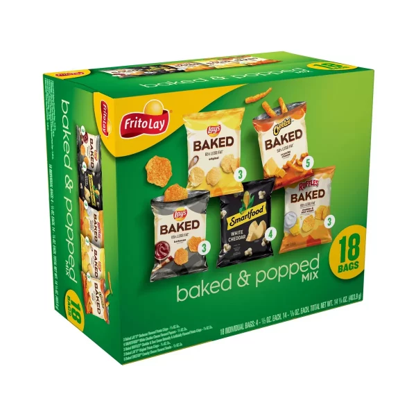 Frito-Lay Variety Pack Baked & Popped Mix- 18ct
