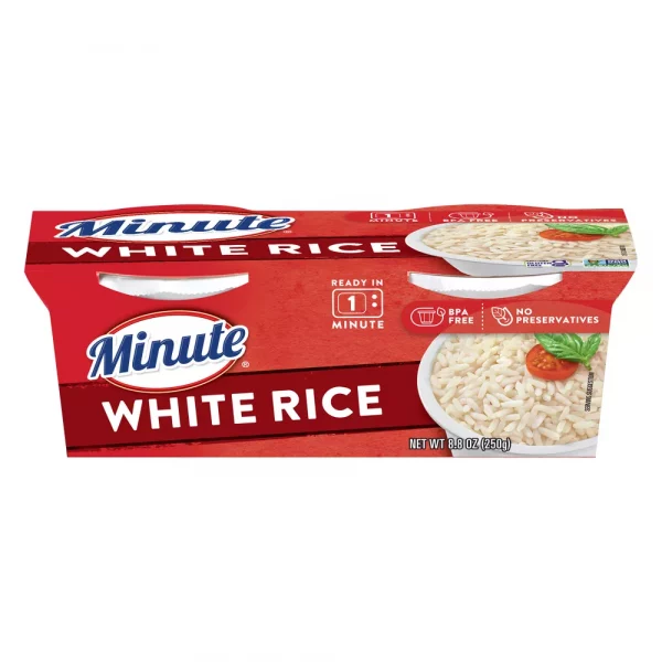 Minute Rice Gluten Free Microwaveable White Rice Bowl - 8.8oz/2ct