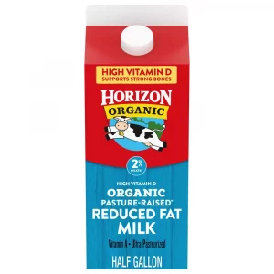 Organic 2 Percent Reduced Fat Milk - 0.5gal
