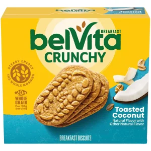 belVita Toasted Coconut Breakfast Biscuits - 5 Packs